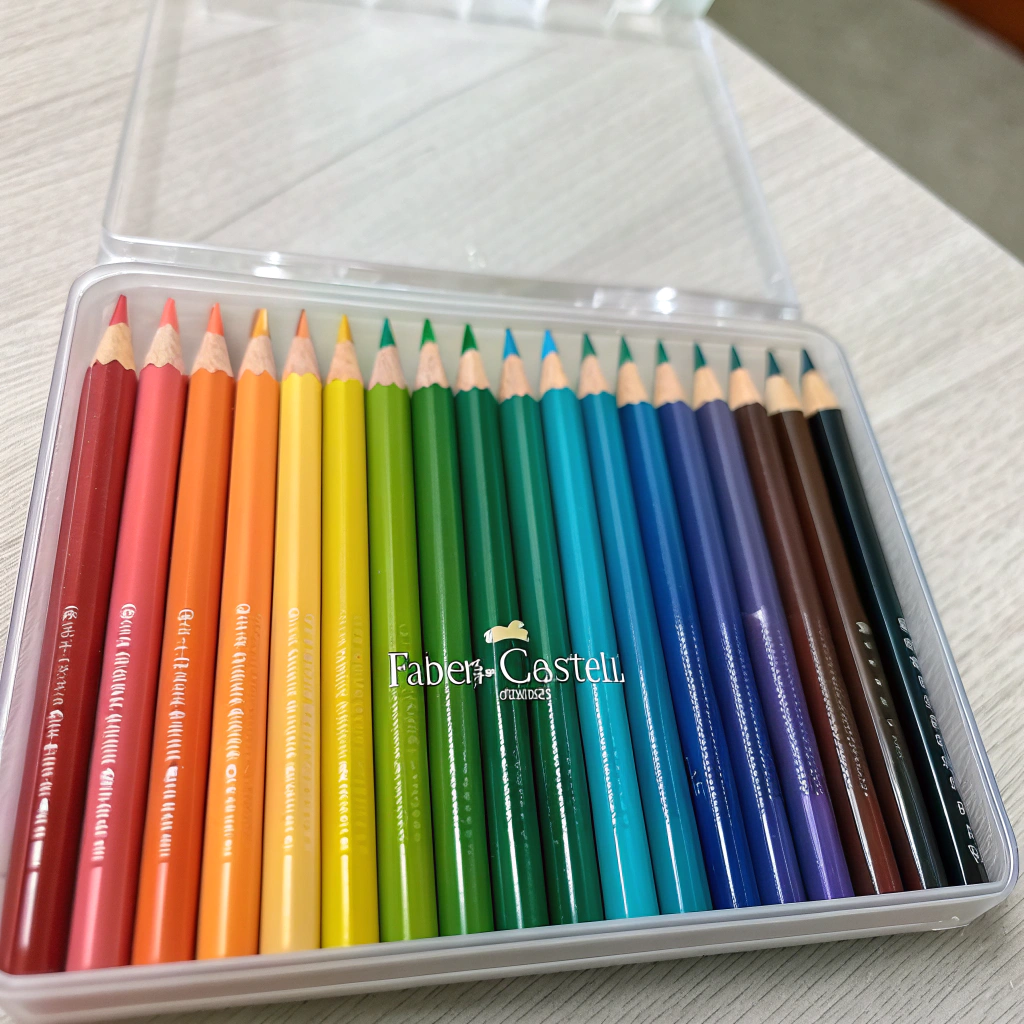 Detailed studio bench photography of Caran d'Ache Luminance pencil cores against toothy paper